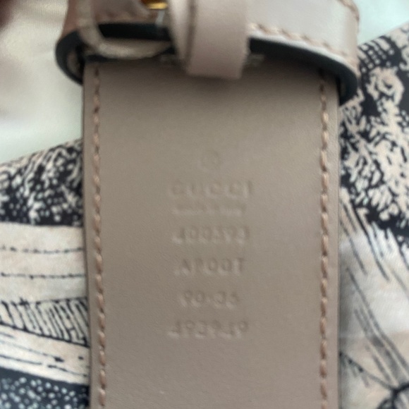 GG Marmont leather belt with dust bag